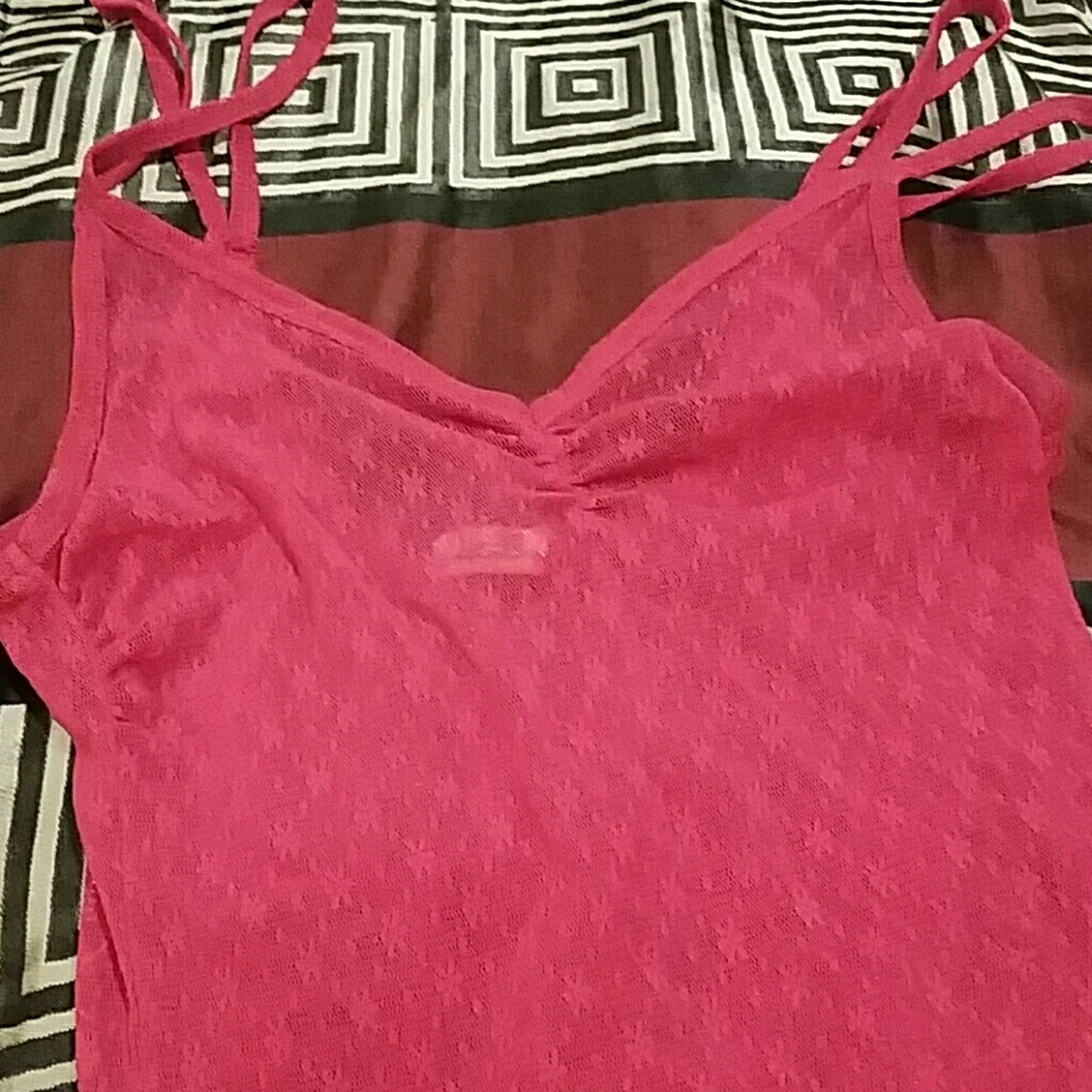 Hollister pink see-through nightie to strapped